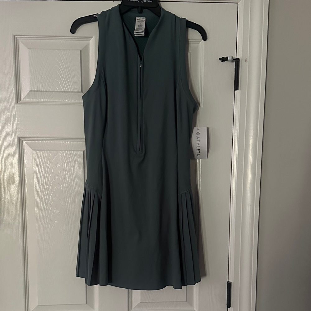 Athleta Sleeveless Teal Mini Dress